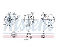 Vase d'expansion, liquide de refroidissement NISSENS 996324