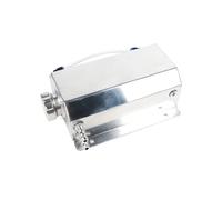 Vase d'expansion liquide Réservoir Récupération D'huile Universel En Aluminium 1 L/2 L Réservoir Trop-plein Liquide Refroidissement Moteur Avec Bouchon Vidange Et Reniflard Réservoir Récupération Liqu