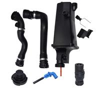 Vase D'expansion Pour BMW Série 3 E46 Pour X3 E83 Pour X5 E53 Z4 E85 Vase D'expansion Radiateur/Bouchon/Capteur/Thermostat 17117573781 11531436408(Kit 002)