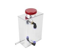 Vase D'expansion Réservoir Liquide Refroidissement Universel En Aluminium 600 Ml Avec Indicateur Niveau Refroidissement Bouteille(Rouge)