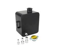 Vase D'expansion Réservoir Récupération Universel En Aluminium Pour Liquide Refroidissement Radiateur Automobile 2.5 L(Le noir)