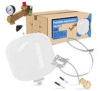 Vase d'Expansion Sanitaire (24L | Groupe de mesure de sécurité 6 Bar, bande de montage, raccord rapide 3/4)