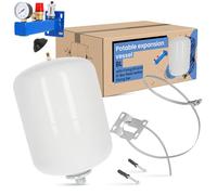 Vase d'Expansion Sanitaire (8L | Groupe d'acier de sécurité 3 Bar, collier de fixation)