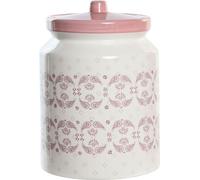 Vase DKD Home Decor 15,5 x 15,5 x 21 cm rose blanc Dolomite