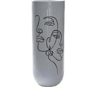 Vase DKD Home Decor abstrait blanc résine Moderne (35 x 35 x 90 cm)