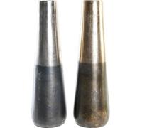 Vase DKD Home Decor Aluminium (15,5 x 15,5 x 49,5 cm) (2 Stück)