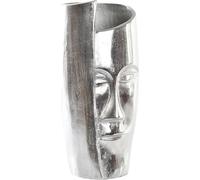 Vase DKD Home Decor Argenté Aluminium Visage Moderne 15 x 13 x 31 cm