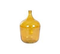Vase DKD Home Decor Orange Verre trempé 36 x 36 x 56 cm