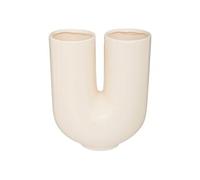 vase dolomite 20.1x11.4x25cm crème - générique 193839 Gris G