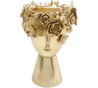 Kare Flowercrown Vase décoratif Design pour Fleurs séchées Doré 31 cm (H)