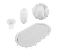 Vase élégant et pot de rangement multifonctionnel - Base unique - Décoration de table - Moule multifonction