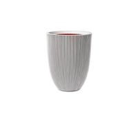 Vase élégant Groove 34x46 cm ivoire 445498