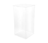 Vase en acrylique transparent - 30 x 30 x 60 cm (jusqu'à 3 kg) - Décoration de table moderne pour bouquet de mariée, événements et décoration d'intérieur