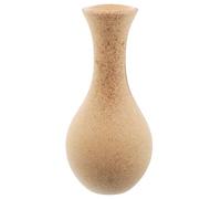 Vase en Bois Brut Mosaïque pour Fleurs Séchées, Peinture DIY