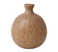 Vase en bois rustique, vase de table naturel, décoration élégante pour la maison, centre de table en chêne, complément pour dîners spéciaux, vacances, arrangement décoratif pour B