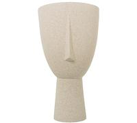Vase en céramique 46 cm Visage Be Ige tacheté