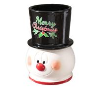 Vase en céramique - Décoration de pot de fleurs - Vases décoratifs en céramique pour la décoration de la maison - Pour la période de Noël, l'hiver, le bureau, la cuisine, la salle à manger