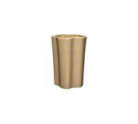 Vase en céramique marron, grand, autoportant, rond, glaçure - Hübsch, Sapo - Ø21x30 cm