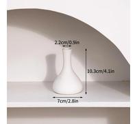 Vase En Céramique Nordique Blanc,Mini Pot De Fleur,Bouteille De Plantes Modernes,Arrangement Floral Décoratif,Vases D'exposition,Décoration De Table Pour La Maison.A10.