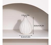 Vase En Céramique Nordique Blanc,Mini Pot De Fleur,Bouteille De Plantes Modernes,Arrangement Floral Décoratif,Vases D'exposition,Décoration De Table Pour La Maison.A5.