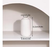 Vase En Céramique Nordique Blanc,Mini Pot De Fleur,Bouteille De Plantes Modernes,Arrangement Floral Décoratif,Vases D'exposition,Décoration De Table Pour La Maison.A2.