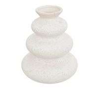 Atmosphera - Vase en céramique "Olme" H 20 cm Blanc