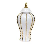 Vase en céramique Pot de Gingembre en céramique, Pot de Rangement de Fleurs Fait à la Main pour étagère de Bureau