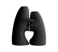 Vase En Céramique Pour Fleurs | Ensemble 2 Pièces Vase Floral Décoratif | Idéal Pour Décoration Intérieure Mariage, Noël, Fête, Table À Manger, Bureau, Chambre, Salon | Cadeau Élégant Et Pratique Pour