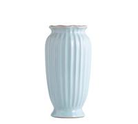 Vase en Céramique Rustique pour Fleurs, Vase Décoratif pour Centre De Table, Fleurs Séchées Et Fraîches, Décoration Maison Salon Chambre Cuisine, Style Moderne Élégant Et Chic