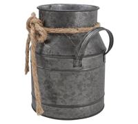 Vase en Fer Vintage Rétro 1 PC, Pot Décoratif pour Bureau | Texture Vieillie, Style Européen, pour Maison, Amis et Familles, Décor Floral, Ambiance Intérieure