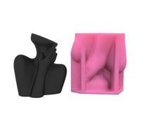 Vase en forme de corps féminin - Pour résine époxy - Décoration de mariage - Âge d'anniversaire - Contre les formes d'argile céramique - Vase Artisanat