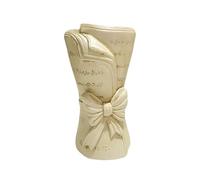 Vase en forme de livre - Mini support de fleurs en résine | Décoration d'intérieur culturelle | Vase décoratif de style vintage pour salon, salle à manger, chambre à coucher, bureau, rebord de fenêtre