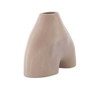 Vase en grès Kento rose clair