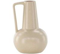 Vase Design en Céramique "Lane" 22cm Beige & Noir