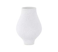 Venture Home - Vase en grès Rellis 10x24 cm blanc et noir Blanc et noir G
