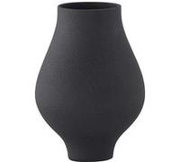 Venture Home - Vase en grès Rellis 10x24 cm noir Noir G
