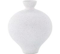 Venture Home - Vase en grès Rellis 6x24 cm blanc et noir Blanc et noir G