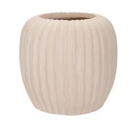 Vase en magnésium couleur crème à¿ 26,5x26 cm