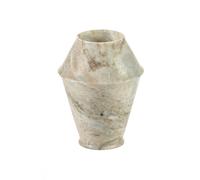Vase en marbre Dune by Kelly Wearstler °2 H x Ø 18x14cm