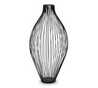 Vase en métal au design grillagé pour fleurs séchées, 45 cm, support décoratif pour fleurs artificielles, support pour plantes artificielles