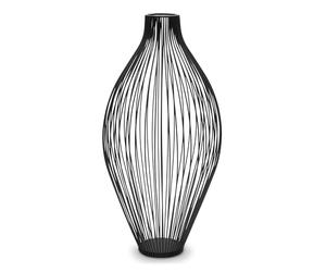Vase en métal au design grillagé pour fleurs séchées, 45 cm, support décoratif pour fleurs artificielles, support pour plantes artificielles