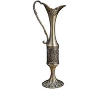 Vase en Métal Gaufré Style Rétro Européen, pour Composition Florale, pour Décoration De Table, Extérieur, Intérieur, Maison, Jardin