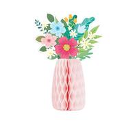 Vase en papier tridimensionnel pour table de cheminée, centres de table, réceptions de mariage, décoration de fête de mariage