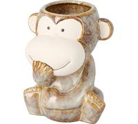 Vase en porcelaine Singe - Je ne dis pas de mal, en 16 cm