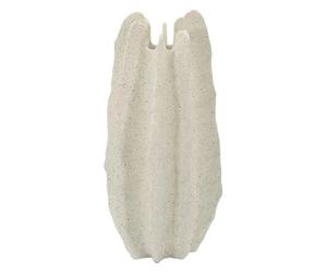 Vase en résin Mauro Ferretti Ester Beige 23x50 cm