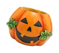 Vase en Résine en Forme de Citrouille, Pot de Fleurs Succulentes, Décoration d'halloween, Vase en Forme de Citrouille pour la Récolte d'automne, Thanksgiving, Halloween