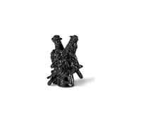 Vase en résine noir, à poser - Bold Monkey, Dragonized - 18x17x30 cm