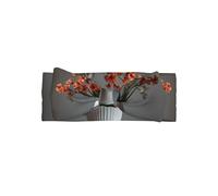 Vase en soie imprimé bandeau élastique pour bébé adapté pour les nouveau-nés, les fêtes, les séances photo et le port quotidien