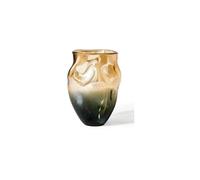 Vase en verre ambre Collision