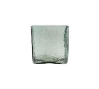 Vase en verre bleu clair, carré, à poser, fait main - House Doctor, Square - 18x18x18 cm